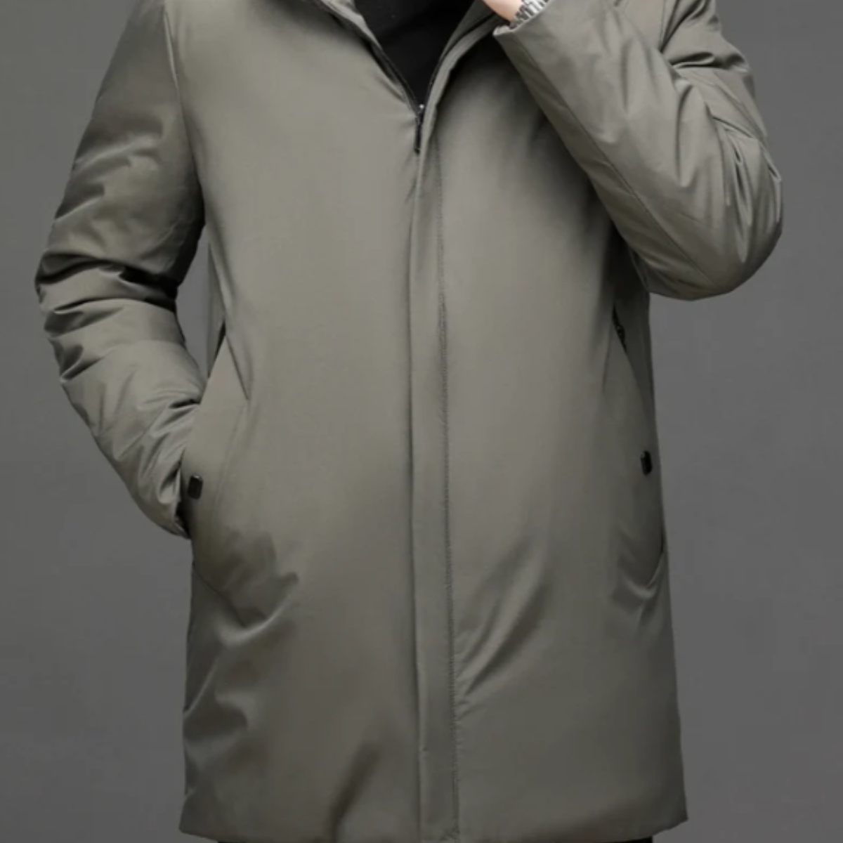 The Mountain Men’s Modern Fit Warm Hooded Jacket