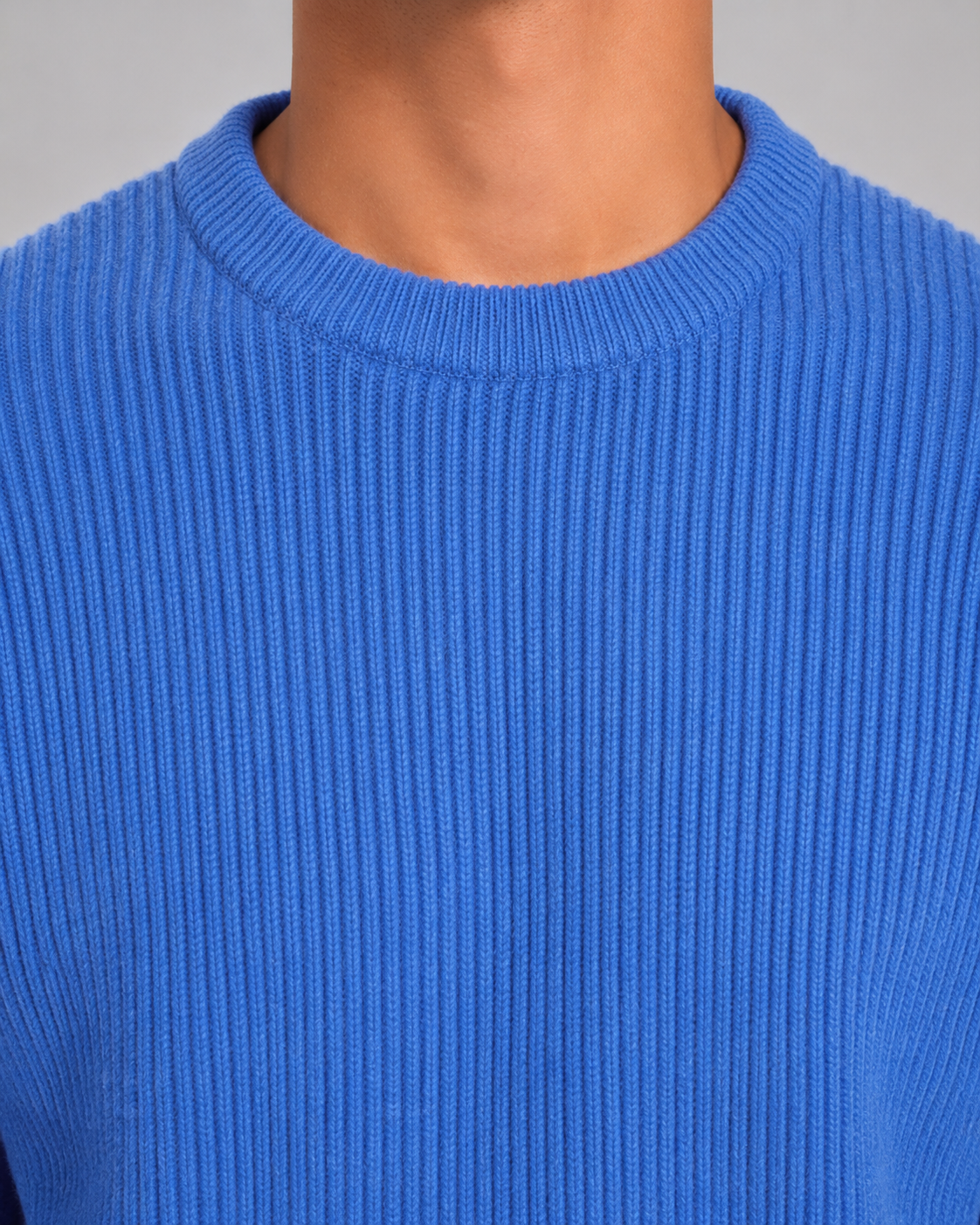 Silvio | Ribbed Knit Crewneck Sweater