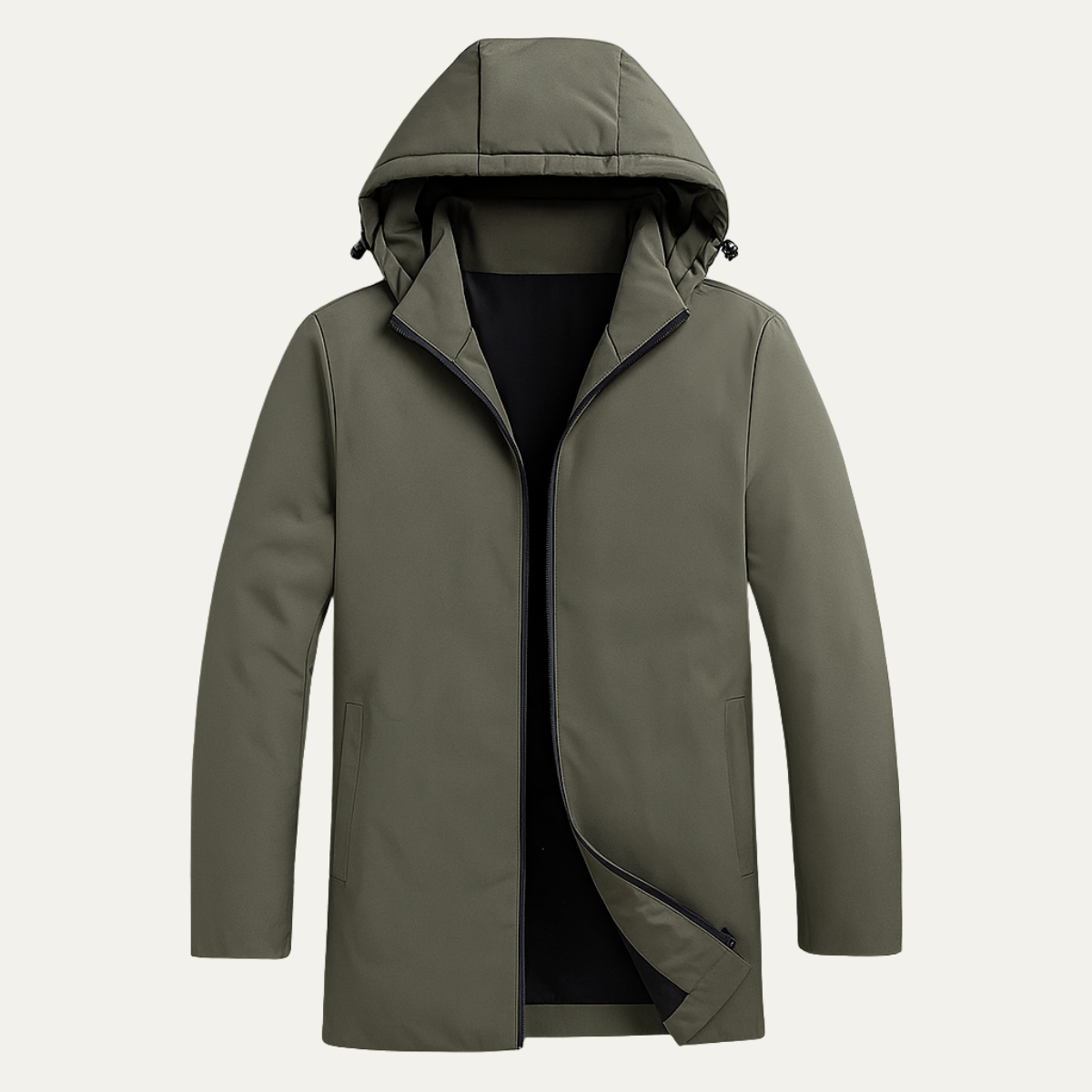 The Mountain Men’s Modern Fit Warm Hooded Jacket