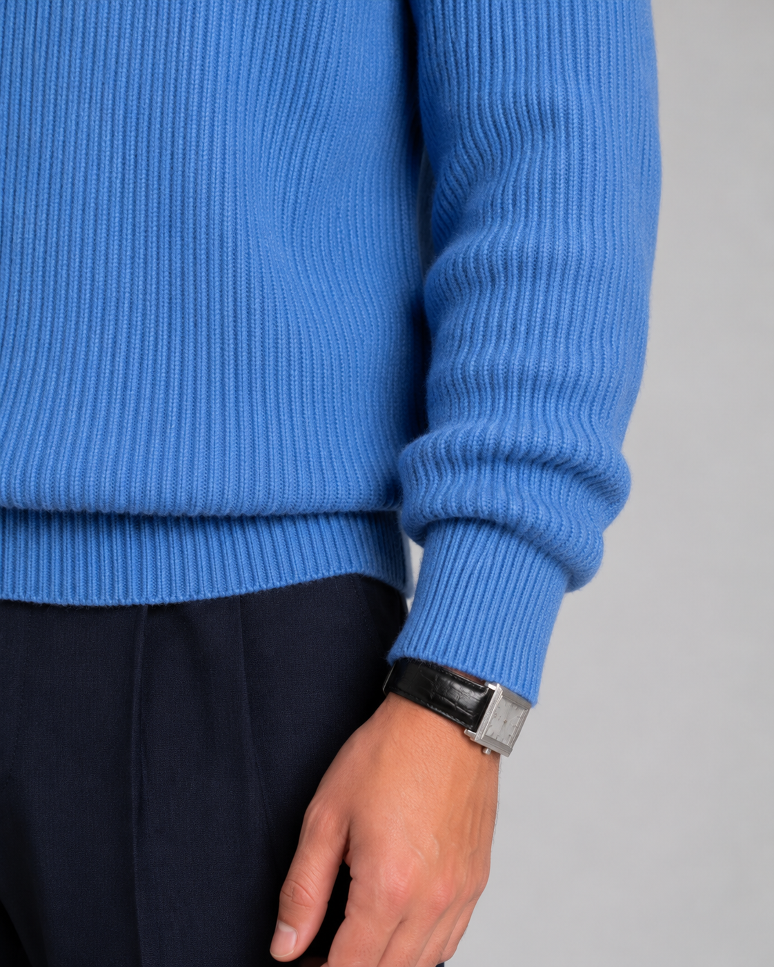 Silvio | Ribbed Knit Crewneck Sweater